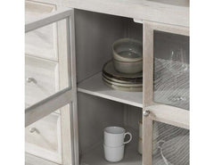 Isha Whitewash Cabinet - Ornate Home