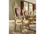 Isidora Bright Gold Arm Chair  / HD-8086 - Ornate Home