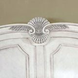 Isidora White Wash E.King Bed - Ornate Home