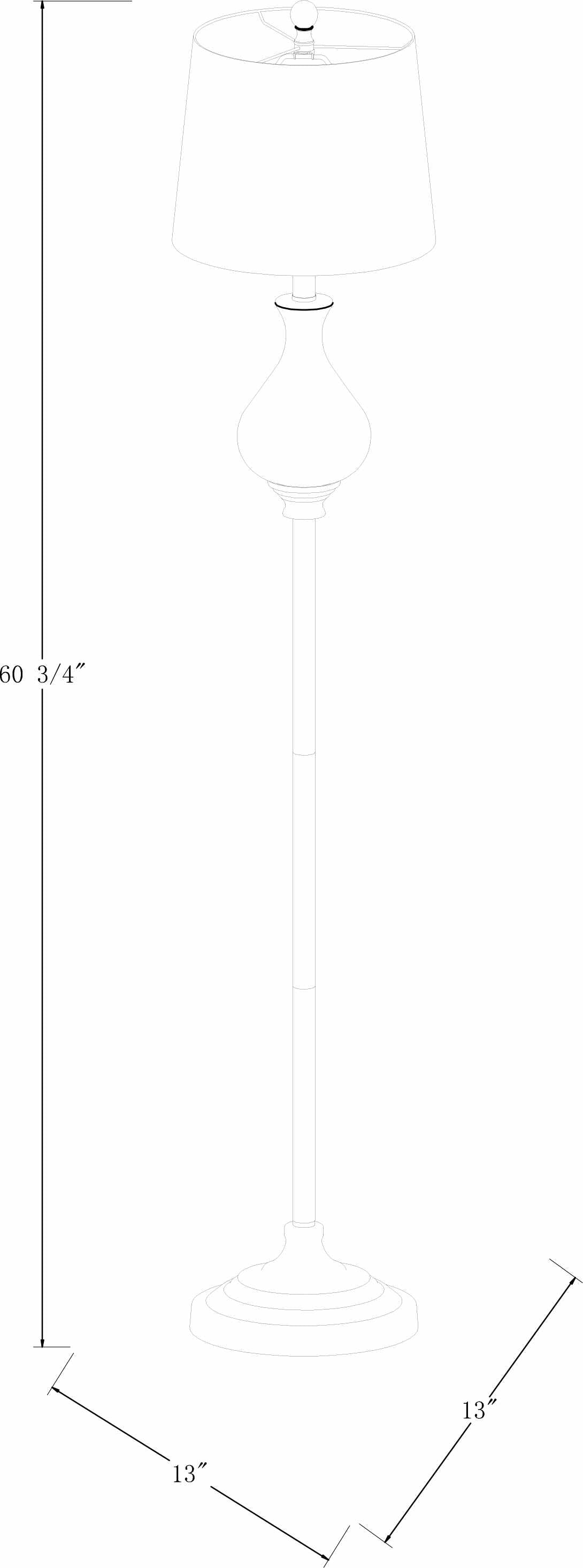 Isiolo Floor Lamp - Clearance - Ornate Home