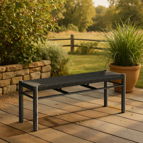Iska Black Bench - Ornate Home