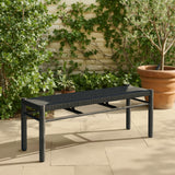 Iska Black Bench - Ornate Home
