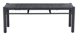 Iska Black Bench - Ornate Home