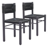 Iska Black Dining Chair (Set of 2)