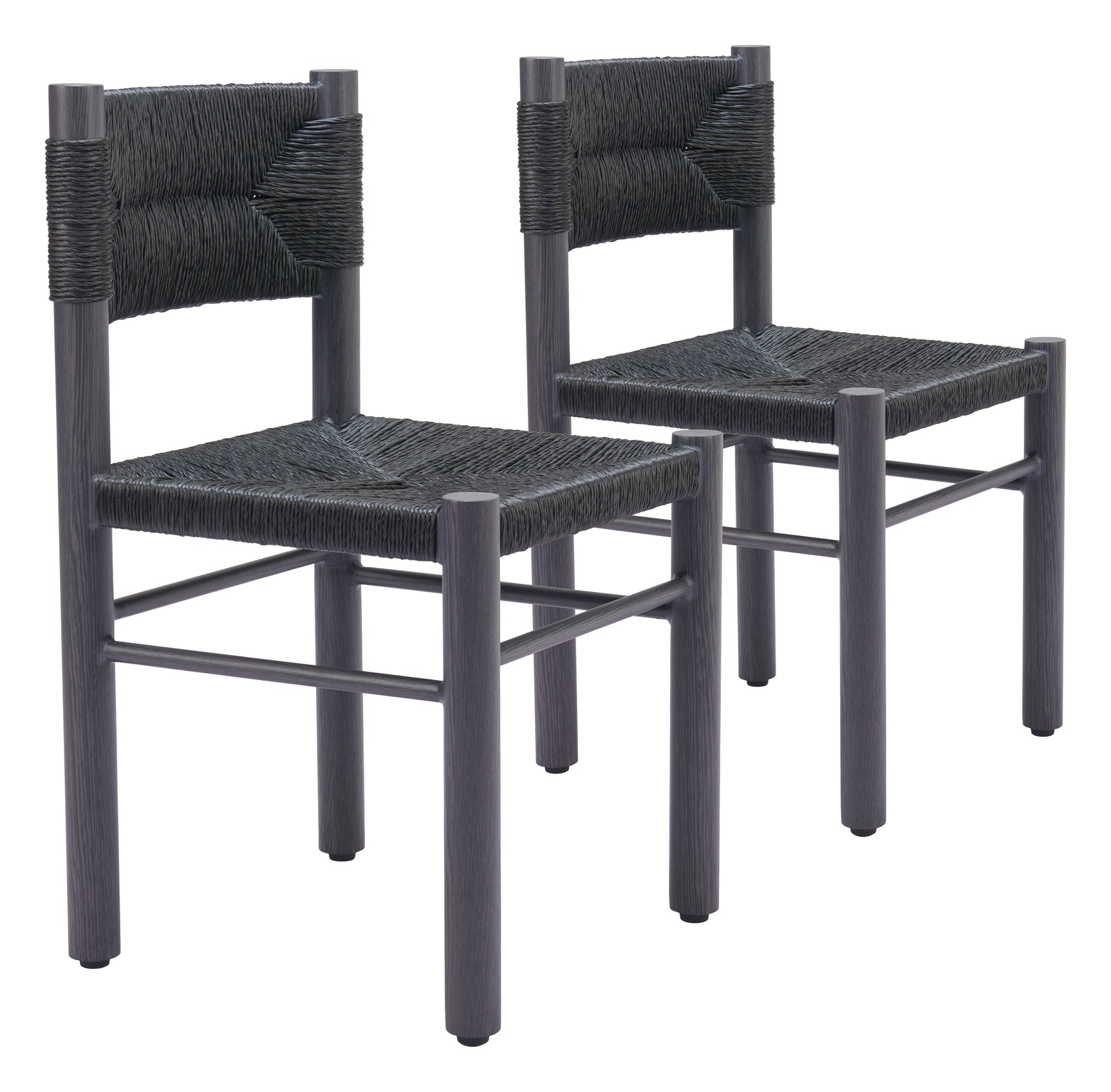 Iska Black Dining Chair (Set of 2)