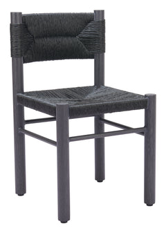 Iska Black Outdoor Dining Chair (Set of 2) - Ornate Home
