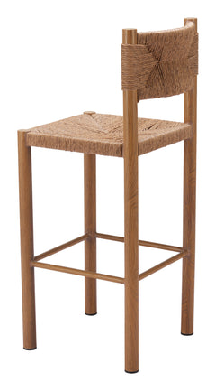 Iska Natural Barstool (Set of 2) - Ornate Home