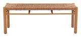 Iska Natural Bench - Ornate Home