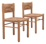 Iska Natural Dining Chair (Set of 2)