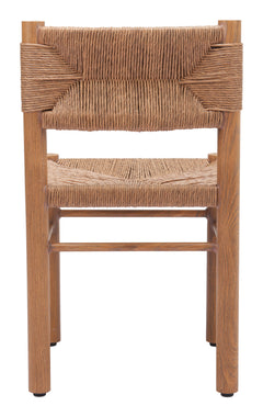 Iska Natural Outdoor Dining Chair (Set of 2) - Ornate Home