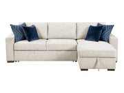 Isla Beige 2-Piece Sectional w/ Reversible Chaise - Ornate Home