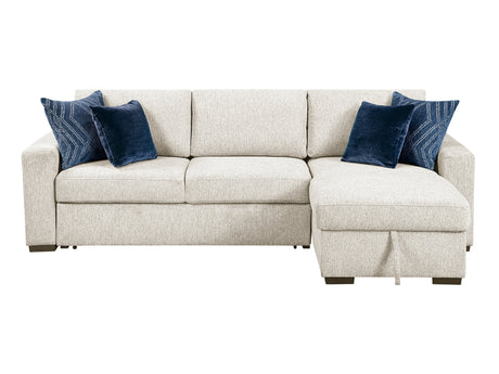 Isla Beige 2-Piece Sectional w/ Reversible Chaise - Ornate Home