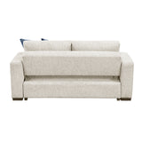 Isla Beige Loveseat w/ Pull-Out Bed & Click Motion Back - Ornate Home