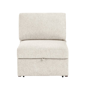 Isla Black Convertible Armless Chair With Pull-out Bed And Click Motion Back - Ornate Home