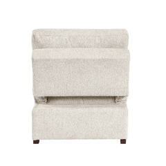 Isla Black Convertible Armless Chair With Pull-out Bed And Click Motion Back - Ornate Home