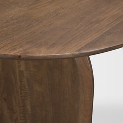Isla Dark Brown Oval Dining Table - Ornate Home