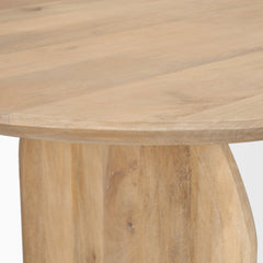 Isla Light Brown Oval Dining Table - Ornate Home