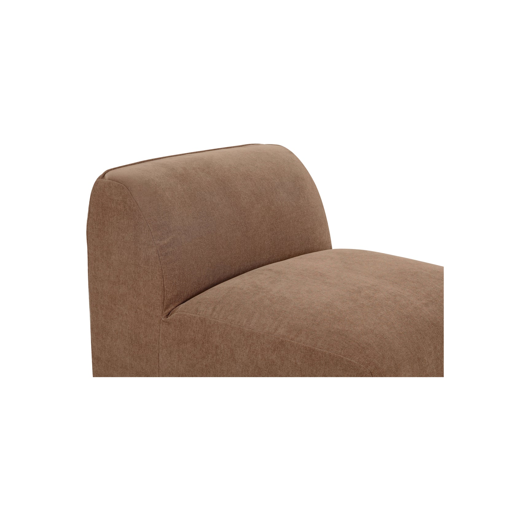 Isla Mocha Slipper Chair - Ornate Home