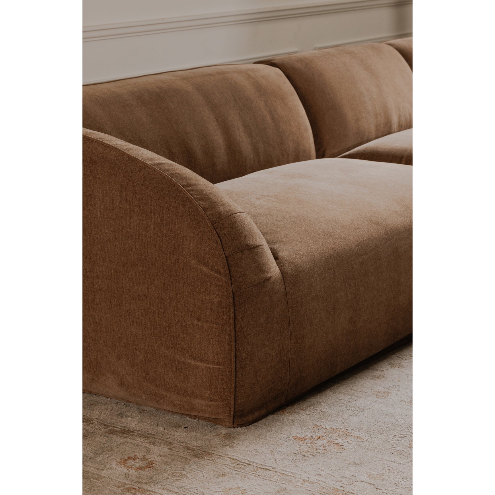 Isla Mocha Slipper Chair - Ornate Home