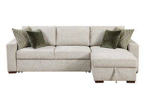 Isla Sand 2-Piece Sectional with Reversible Chaise - Ornate Home