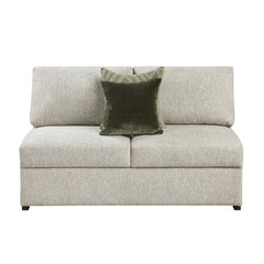 Isla Sand 4-Piece Sectional with Pull-out Bed and Ottoman - Ornate Home