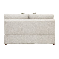 Isla Sand 4-Piece Sectional with Pull-out Bed and Ottoman - Ornate Home