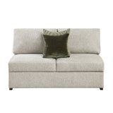 Isla Sand 5-Piece Sectional with Reversible Chaise - Ornate Home