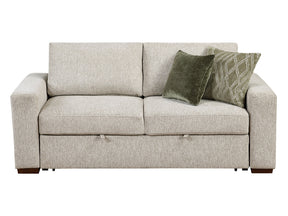 Isla Sand Loveseat with Pull-out Bed and Click Motion Back - Ornate Home