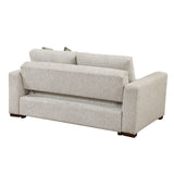 Isla Sand Loveseat with Pull-out Bed and Click Motion Back - Ornate Home