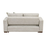 Isla Sand Loveseat with Pull-out Bed and Click Motion Back - Ornate Home
