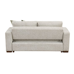 Isla Sand Loveseat with Pull-out Bed and Click Motion Back - Ornate Home