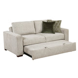 Isla Sand Loveseat with Pull-out Bed and Click Motion Back - Ornate Home