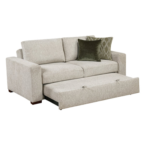 Isla Sand Loveseat with Pull-out Bed and Click Motion Back - Ornate Home