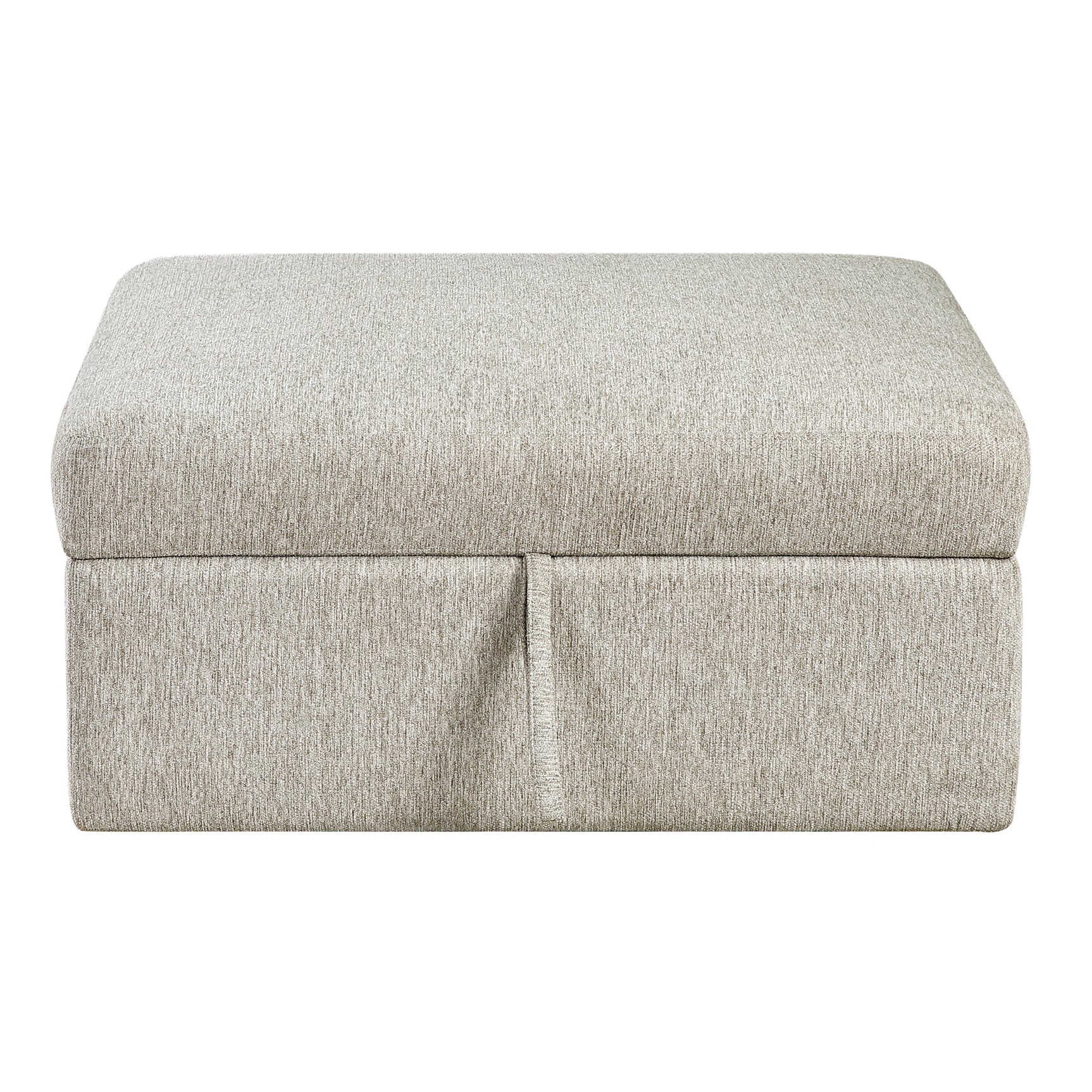 Isla Sand Storage Ottoman with Casters - Ornate Home