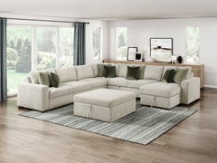 Isla Sand Storage Ottoman with Casters - Ornate Home