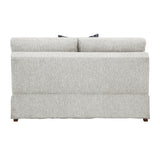 Isla Silver Armless 2-Seater