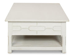 Isla White Coffee Table - Ornate Home