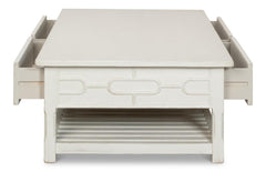 Isla White Coffee Table - Ornate Home
