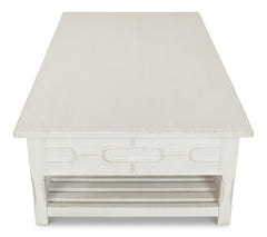 Isla White Coffee Table - Ornate Home