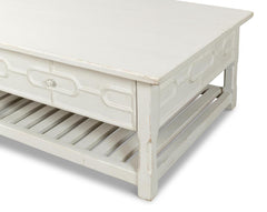 Isla White Coffee Table - Ornate Home