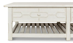 Isla White Coffee Table - Ornate Home
