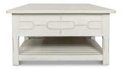 Isla White Coffee Table - Ornate Home