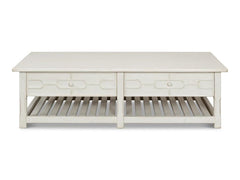 Isla White Coffee Table - Ornate Home