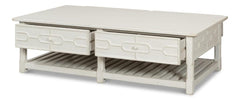 Isla White Coffee Table - Ornate Home