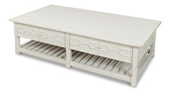 Isla White Coffee Table - Ornate Home