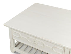 Isla White Coffee Table - Ornate Home