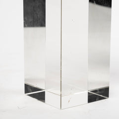 Isla White/Coral Large Replica Resin on Clear Glass - Ornate Home