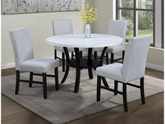 Isla White Round Dining Table - Ornate Home