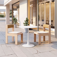 Island White Dining Chair (Set of 2) - Ornate Home