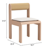 Island White Dining Chair (Set of 2) - Ornate Home